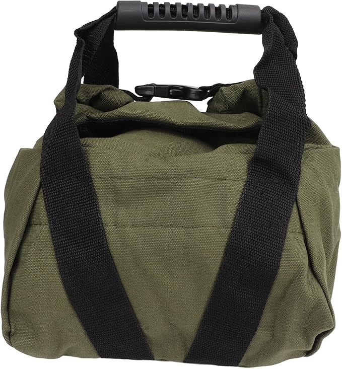 Fitness Workout Sandbag with Handles, Weightlifting Training Sandbag, Empty Exercise Power Bag for Home Gym, Durable 16oz Canvas Sandbag for Squat Press Stretch Yoga