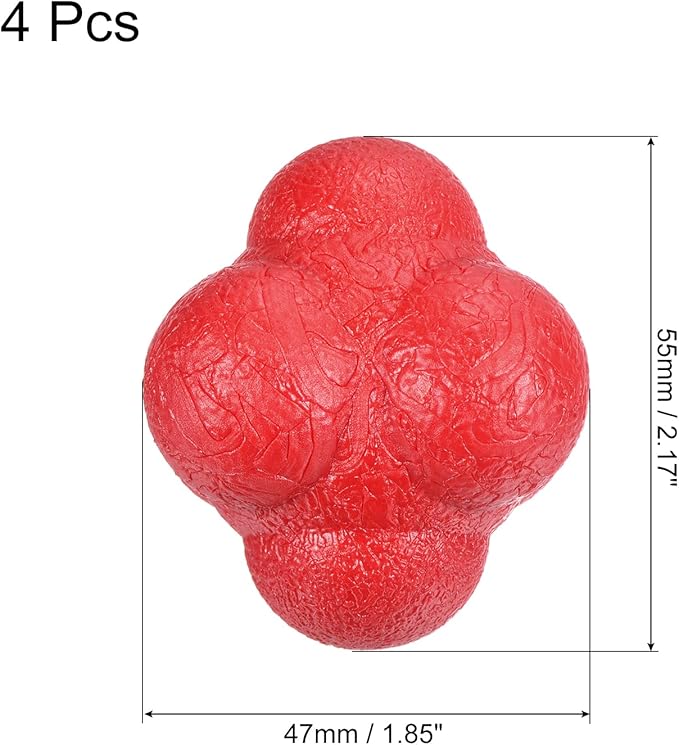 PATIKIL Bounce Reaction Balls Coordination Training Ball, Agility Trainer TPR High Difficulty for Speed Reflex
