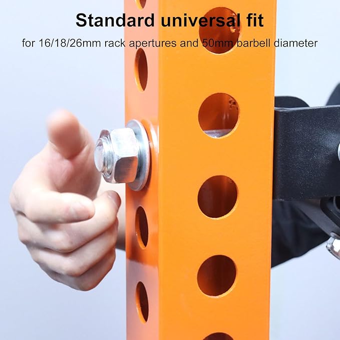 Squat Attachment,T-Shaped Gym Accessories With 360 Degrees,Split Squat Bar Attachment - For Full Body Strength Training