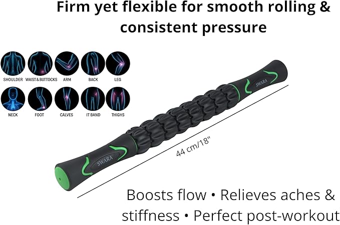 12.6" Premium Slant Board for Calf Stretching & Exercise with Bonus Muscle Roller - Velour Incline Board, Calf Stretcher & Stretch Mobility Board for Deep Stretch, Physical Therapy Fitness Training