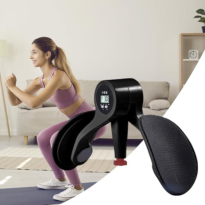 Hip Strength Training Equipment – Muscle Toning Gear, Fitness Assistant | Home Workout Device, Digital Thigh Exerciser with Smart Tracker for Glute Activation, Core Reinforcement, and Pelvic Floor