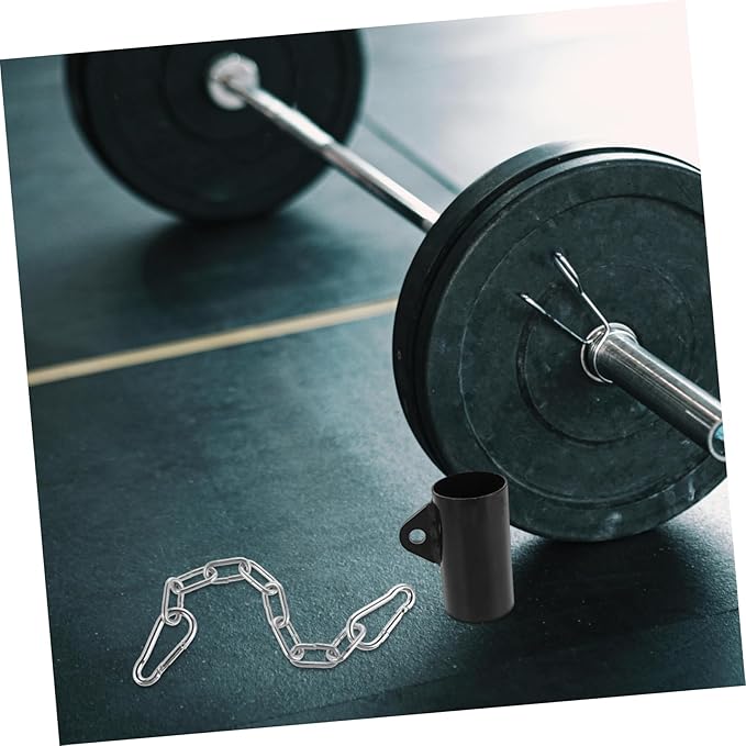 Milisten 1set Shape Bar Handle Adapter Barbell Row Attachment for Strength Training Glute Workout Equipment