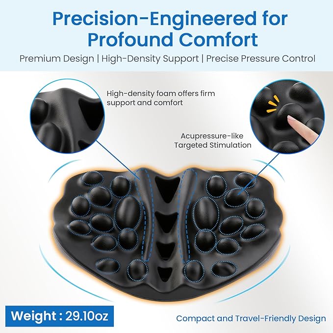Shoulder Blade & Trapezius Trigger Point Massager, Upper Back Stretcher for Shoulder Back Pain Relief, Posture Correction & Muscle Relaxation, Ideal Gift for Men and Women