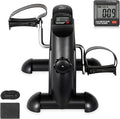 Uten Mini Exercise Bike, Under Desk Bike, Arm & Leg Peddler Machine with LCD Screen Displays, Portable Cycle