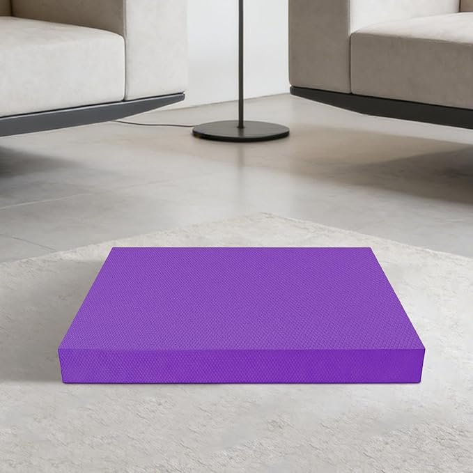 Stability Pad - 50x40cm Soft Thick Stability Mat - Balance Cushion Foam Pads for Exercise | for Women Men Home Gym Floor Yoga Workout Physical Training Stretching