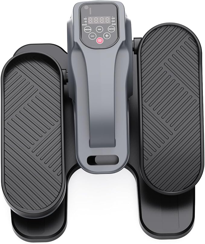 Under Desk Elliptical Machine, Electric Elliptical for Seniors with 12 Adjustable, Portable Quiet Elliptical Machine, Seated Pedal Exerciser Equipment for Home