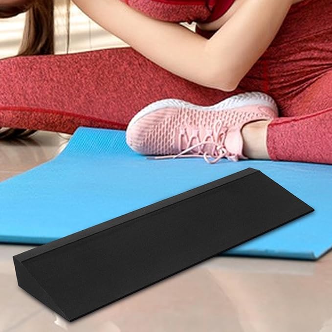 DYNWAVE Foam Wedge Block Squat Wedge Block Weightlifting Squat Boards Muscle Building Heel Elevated Slant Boards Calf Stretcher