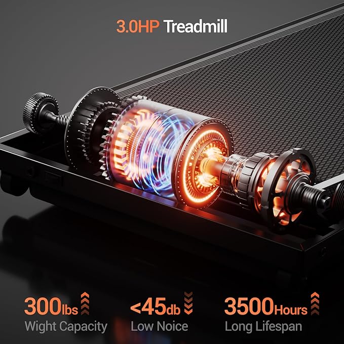 15% Treadmills for Home, 3-in-1 Foldable Treadmill with Incline, Portable Treadmill with Handle, 3.0HP Quiet Walking Pad Treadmill, 12 Automatic Modes, Three Screen