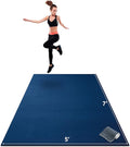 Gorilla Mats Large Exercise Mat – 6'x4', 7'x4', 7'x5', 8'x4', 10'x4' (1/4" Thick) – Ultra Durable Workout Mat for Home Gym Flooring – Non-Slip, Flat Fitness, Yoga & Weight Lifting Floor Mat