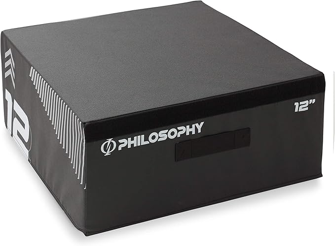 Philosophy Gym Soft Foam Plyometric Box - Jumping Plyo Box for Training and Conditioning