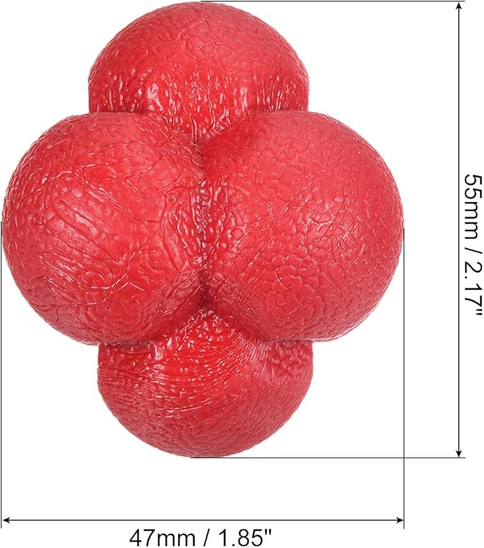 PATIKIL Bounce Reaction Balls, Coordination Training Ball Agility Trainer TPR High Difficulty, for Speed Reflex