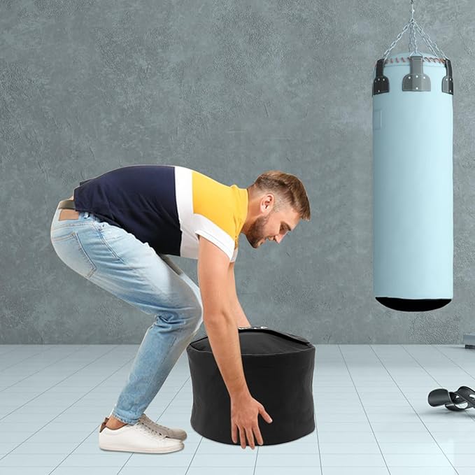 Training Sandbag,Heavy Duty Workout Sandbags, Fitness Weights Sandbags,(15.74*11.81in,150 lbs),Black,for Military Conditioning, Cross-Training & Strength Training. Heavy Sandbag Weights.