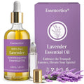 Organic Lavender Essential Oil for Diffuser 4oz - 100% Natural - Therapeutic Grade Pure & Organic Lavender Oil for Aromatherapy Skin Hair & Diffuser
