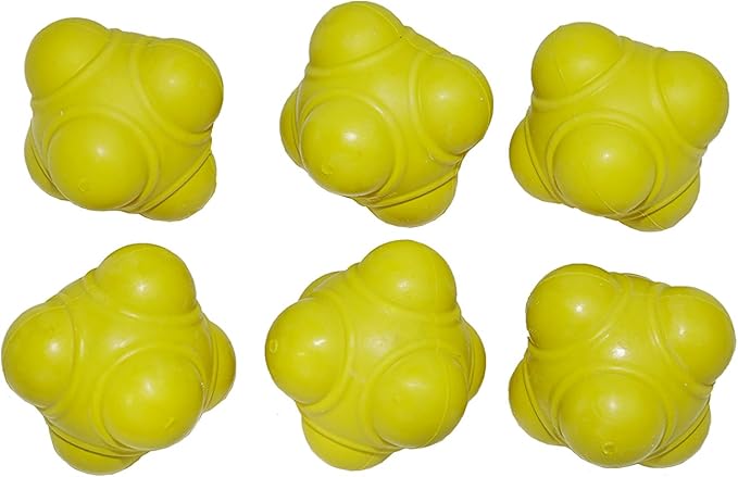 ATHLETIC SPEED EQUIPMENT, INC. Super Reaction Ball Group Pack (6) - USE for Every Sport - Best in The World!