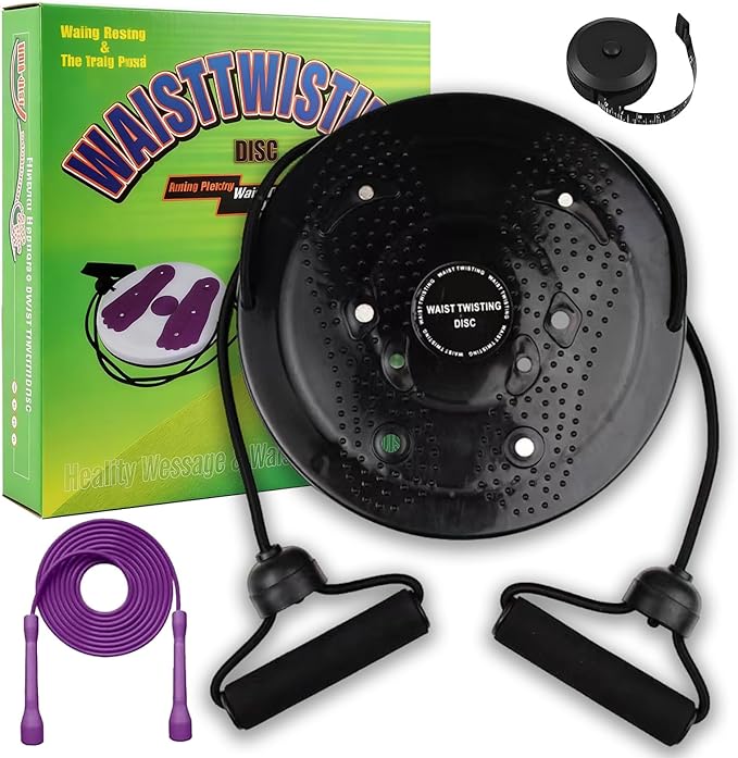 Waist Sculptor, 2026 New Waist Sculptor Twister, Body Shaping Waist Sculptor Twist with Drawstring and Foot Massage, Home Gym Workout Equipment for Exercise, Legs, Buttocks, Hip Exercise