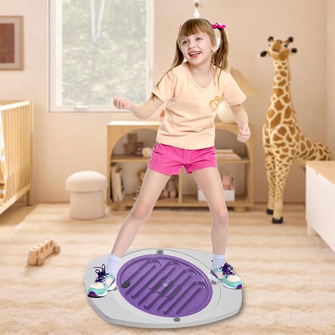 Balance Board Maze, 20 Inch Maze Balance Plate, Anti Slip Balance Board with 3 Replacement Maze Disks, Maximum Load of 165 Pounds