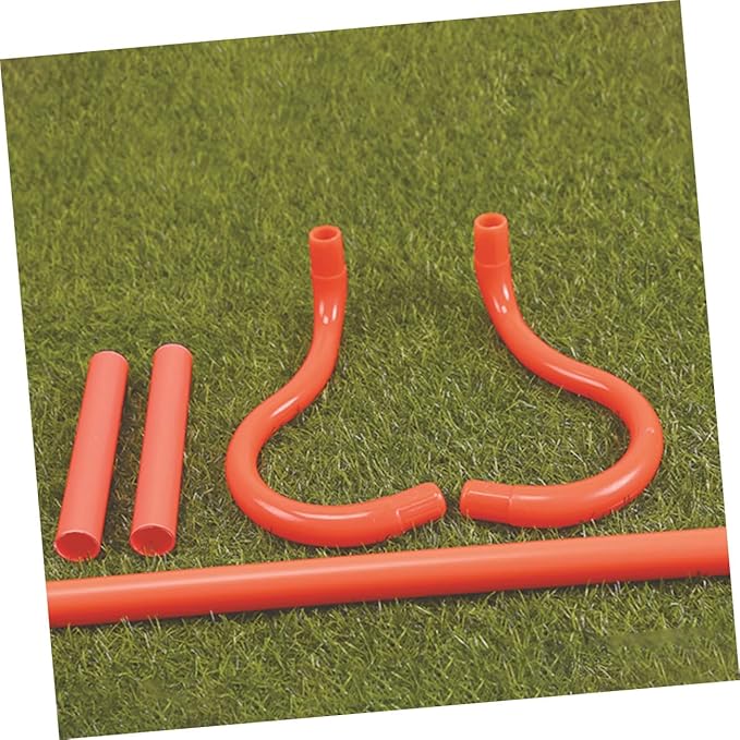3pcs Adjustable Agility Speed Training Hurdles Portable Detachable Hurdles for Soccer Basketball Football Workout Ladder Drills Outdoor Training Equipment Set