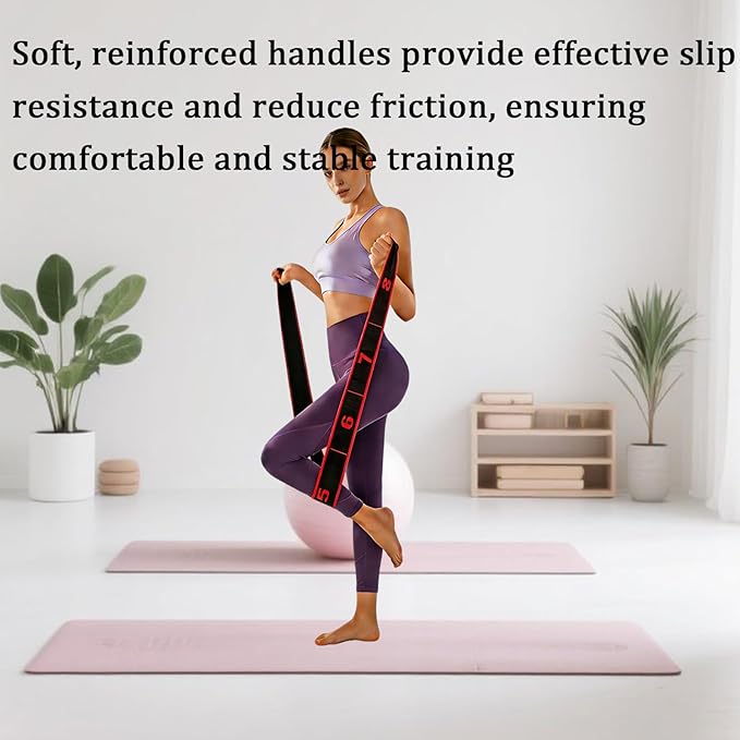 Resistance Bands, Resistance Bands with Handles, Resistance Bands for Working Out, Adjustable Bands for Full Body Stretching Shaping