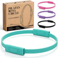 Pilates Ring, Silicone Magic Pilates Rings, Lightweight & Durable Flexible Fitness Circle Exercise Equipment for Toning Arms, Thighs,Legs, Core,Yoga & Physical Therapy