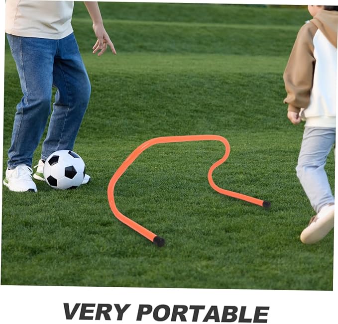 4Pcs Plastic Training Hurdles for Track Agility Speed Equipment Abs Base Outdoor Sports Soccer Fitness