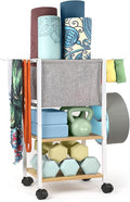 Weight Rack Dumbbell Rack Garage Storage Organization Garage Shelving Yoga Mat Storage Rack Home Gym Equipment Workout Equipment Storage Organizer Yoga Mat Holder Gym Essentials Women Men Fitness