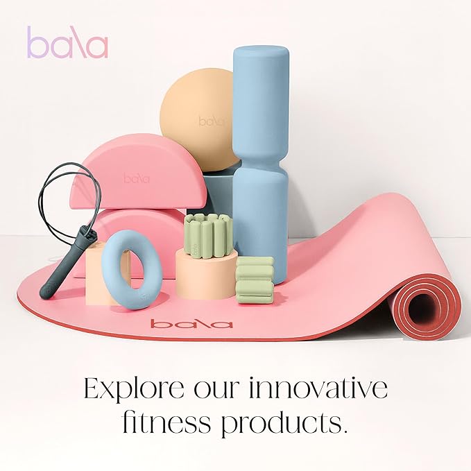 Bala Bangles Wrist & Ankle Weights for Women & Men - Adjustable Weighted Bands - Soft Silicone Arm & Leg Weights for Pilates, Yoga, Walking, Barre, Home Workout & Strength Training Exercise
