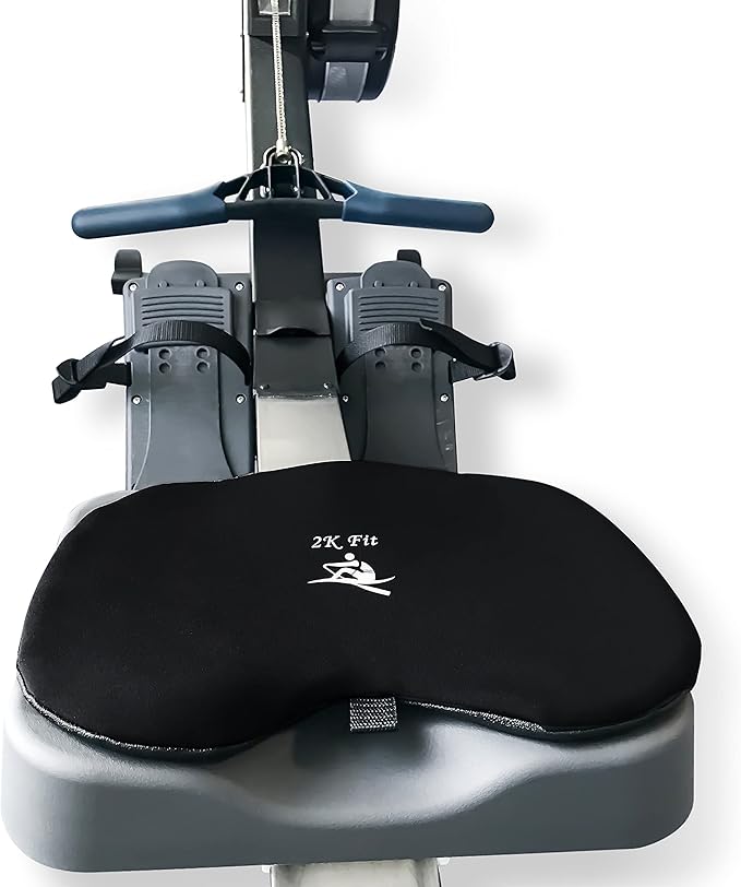 Rowing Machine Seat Cushion (Model 3) for The Concept 2 Rowing Machine with Custom Gel That Fits The Concept 2 Rower, WaterRower Pad, Crew Boat, Sculling, Kayak, and Canoe