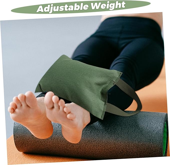2kg Canvas Sandbag with Handle for Weight Training Empty Fitness Sandbag for Yoga Dance and Muscle Enhancement Weighted Bag for Versatile Workouts