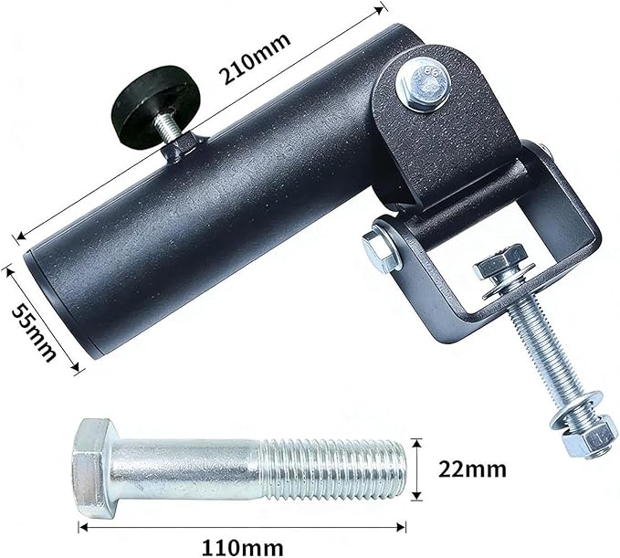 Colaxi Row Post Attachment Easy to Install° Swivel Row Plate Post Insert for Fitness Strength Training Exercise