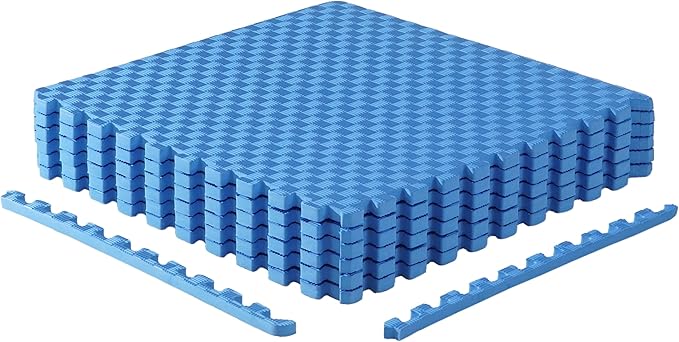 CAP Puzzle Exercise Mats | 3/4” Thick EVA Interlocking Foam Tiles for Home Gym Flooring | Multiple Options
