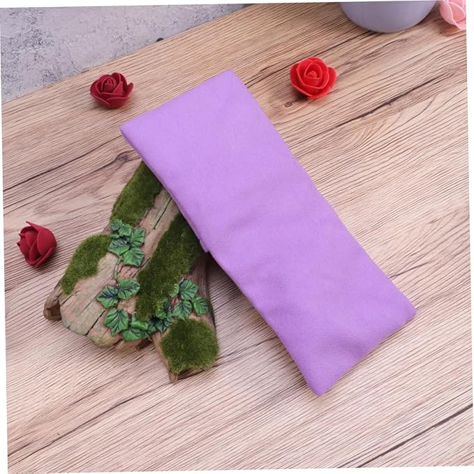 Lavender Yoga Eyepillow Soft Eye Mask for Relaxation Meditation and Herbal and Women Purple