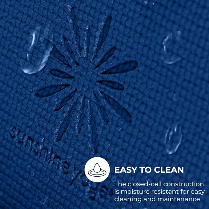 Ascend Yoga Mat - Premium 6mm Thick, 72" x 24", Solid or Reversible Print, Non Slip, Tear Resistant, Workout Mats for Pilates, Home, Studio, Fitness, Gym, Training, Floor Stretching
