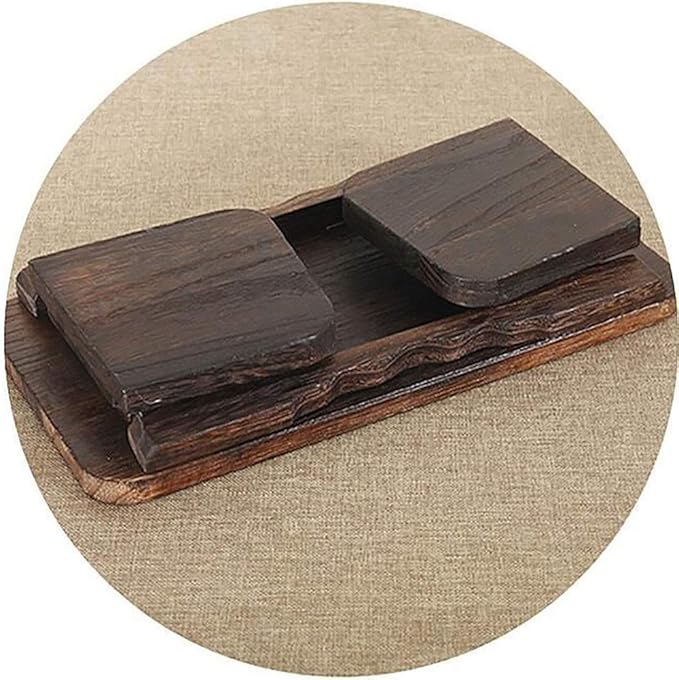 CKIDS Folding Meditation Bench - Paulownia Wood - Portable Kneeling Stool for Seiza Prayer and Yoga