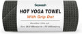 Hot Yoga Mat Towel,Microfiber Yoga Mat Towels Non Slip for Hot Yoga Absorbent Microfiber Sweat Anti-Slip Grip Injury Free,26.5" X 72" -Pilates Gear,Exercise,Fitness Black