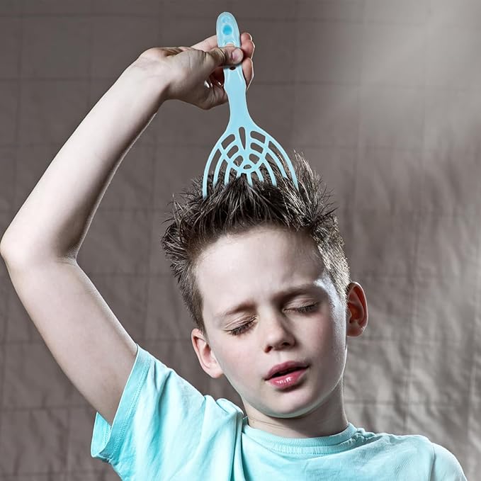 Baluue Handheld Scalp Massager with 9 Rolling Balls for Deep Relaxation Portable Manual Head Massage Tool for Office Home Spa Use