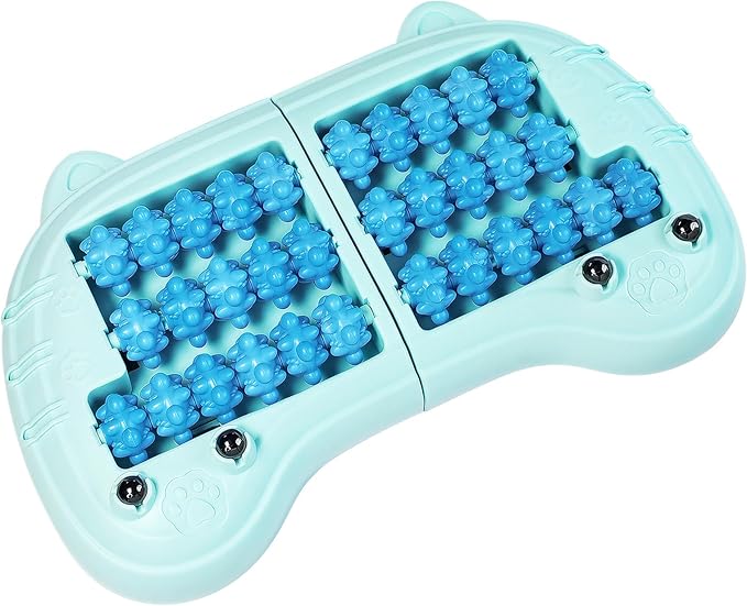 Foot Roller Massager for Plantar Fasciitis Pain Relief, Large Size Under Desk Feet Massage, Manual Acupressure Tool, Eases Pain & Cold Feet, Boosts Circulation, Split Portable & Washable
