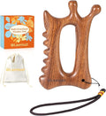 Wooden Gua Sha Tool for Face&Body - 6 in 1 Facial Massager for Lymphatic Drainage - Guasha Body Sculpting Tools Therapy Massage Tool for Cellulite,Jaw Lifting,Muscle Relief - Skin Care Gifts