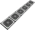 Agility Ladder Training Mat with Non-Slip Rubber Rungs, 6-Grid Speed Ladder for ’ Soccer and Football Fitness, Agility and Coordination Workout Equipment for Sports Training