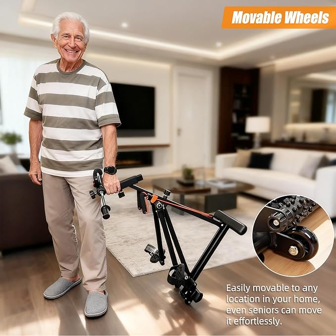 Arm and Leg Exercise Pedal Machine for Seniors, Seated Rehabilitation Bike for Physical Therapy, Elderly Stroke Recovery & Mobility Training Equipment