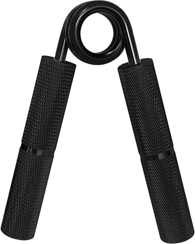 Silver Metal Hand Grip Set, 50LB-400LB No Slip Heavy-Duty Grip Strengthener Great Wrist & Forearm Hand Exerciser, Home Gym, Hand Gripper Grip Strength Trainer