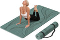 Large Yoga Mat-72’x36’x0.4’ Extra Width ＆ Thick,Comfortable,Non-Slip Exercise Mat-Works Great on All Floor for Stretching,Yoga Studio,Gym or Home Workouts
