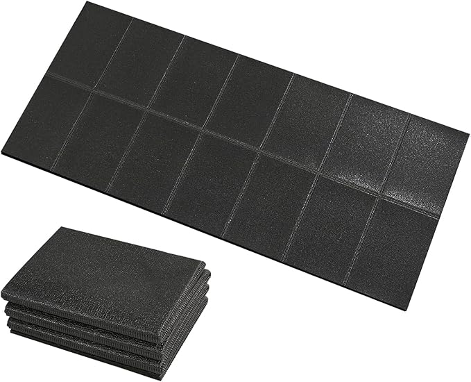 Walking Pad Mat for Carpet, Treadmill Mat for Hardwood Floor, 55"x23.6" Foldable, High Density, 1/4 Thickness, Non-Slip, Floor Protection for Bike, Elliptical Machine, Treadmil, Noise Shock Absorption