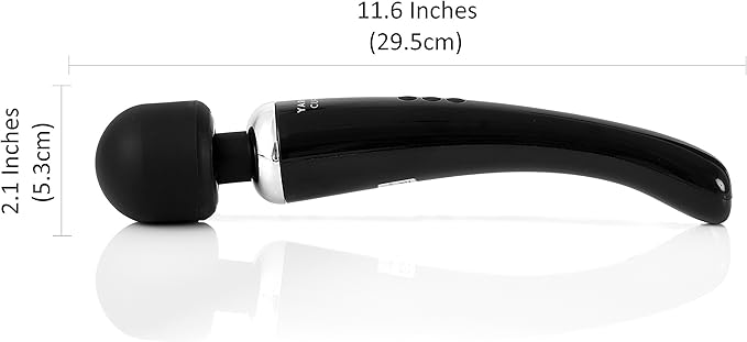 Yarosi Curve Therapeutic Device - 8 Powerful Speeds and 20 Patterns - for Muscle Aches and Sports Recovery - Rechargeable - Travel Friendly - Black