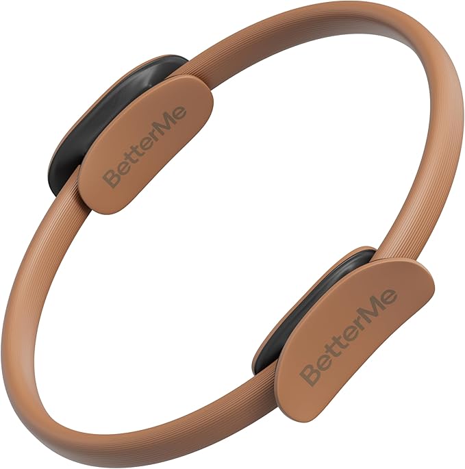 BetterMe Toning Pilates Ring – Magic Circle Pilates Ring for Strength & Flexibility – 15 Inch Fitness Ring for Home Pilates & Yoga Workouts