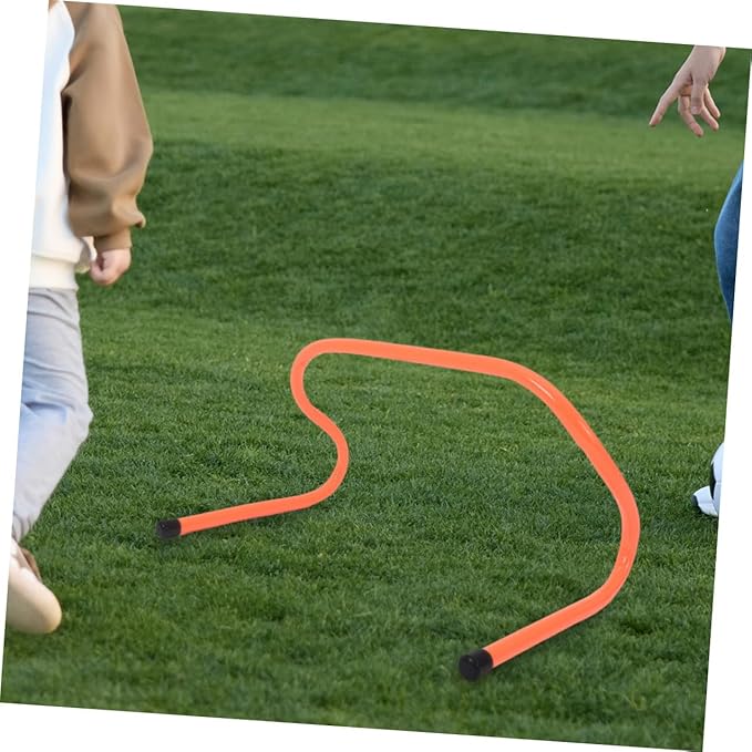 PRETYZOOM 4pcs Plastic Training Hurdles 15cm Height Agility Speed Hurdles for Soccer Football Track Field Sports Conditioning Equipment for Youth