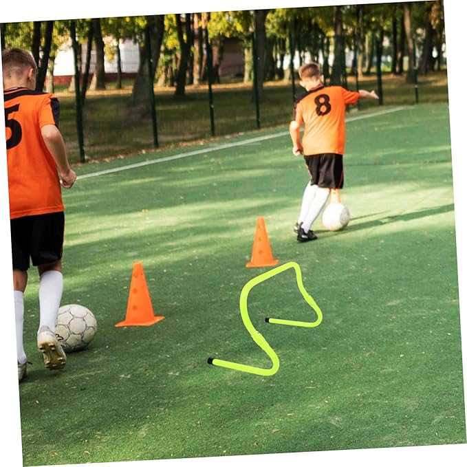Agility Hurdles for Boys and Girls Training Barriers for Soccer Practice Coordination and Speed Portable Folding Design