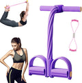 8 Tube Pedal Resistance Device, Detachable and Adjustable Pedal Resistance Device, 21 Fitness Resistance Bands, Stretching Workout Fitness Bands