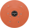 Toyvian Rotating Waist Trainer Machine Twisting Board Fitness Twisting Disc with Waist Massage Function Orange Color Exercise for Core Strengthening and Body Sculpting