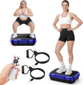 Vibration Plate Exercise Machine, Vibrating Platform for Lymphatic Drainage Weight Loss, 250 Speeds Full Body Workout Vibrated Plates Fitness Platform for Home Women Men