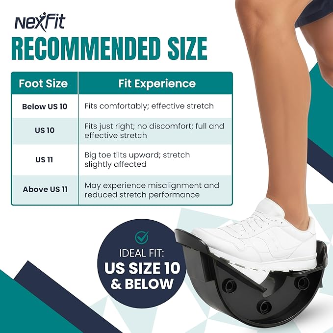 Foot & Calf Stretcher – Premium Stretcher for Plantar Fasciitis, Achilles Tendonitis Relief – Foot Rocker with Durable, Slip-Resistant Design - Stretch Guide for Effective Leg Flexibility
